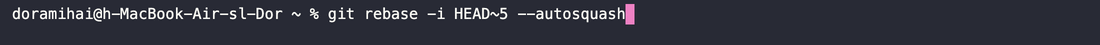 Clicking in the middle of a command line to move the cursor there, then typing in place